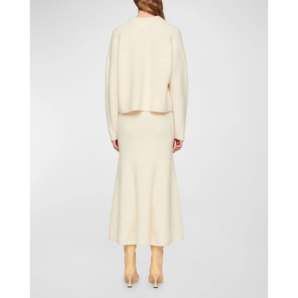 NWT SOLD OUT CLEA XS Alva Boucle Cocoon Knit Sweater in Ivory - Picture 11 of 13